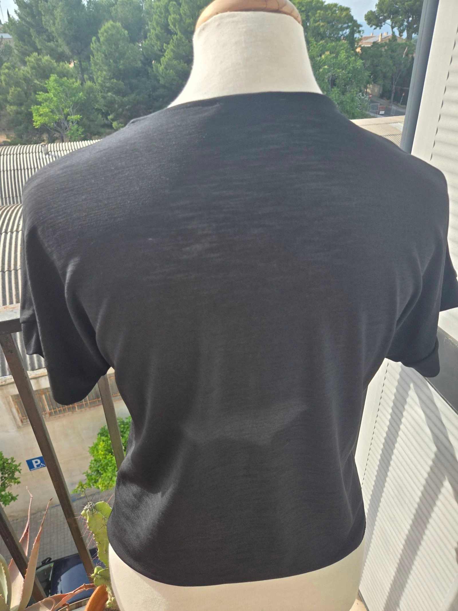Camiseta verão 2 texturas Zara – photo 5